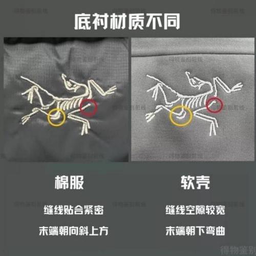 始祖鸟logo真假对比缩略图