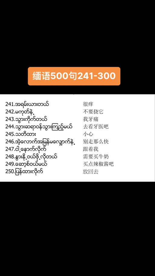 缅甸翻译中文在线翻译缩略图