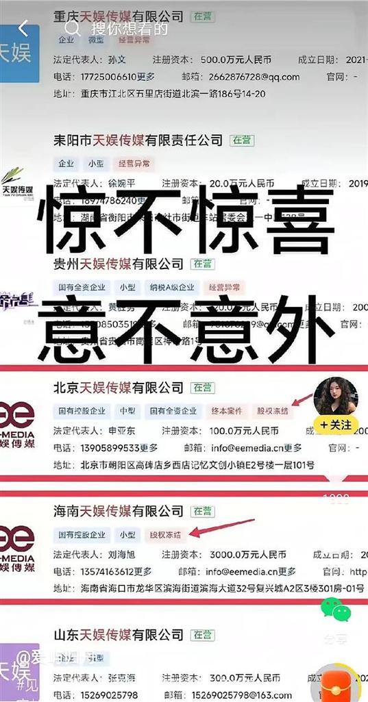 天娱传媒还在运营吗缩略图