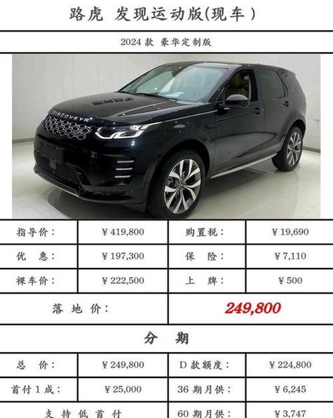 路虎车多少钱一辆价格表缩略图