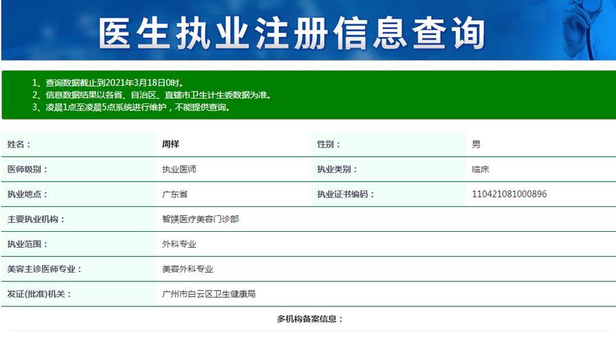 执业证书编号查询缩略图