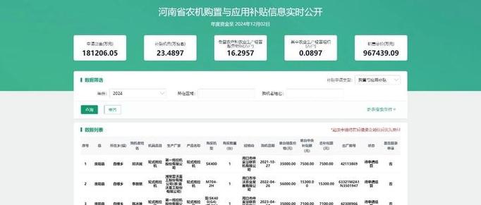 全国各省农机补贴查询系统入口缩略图