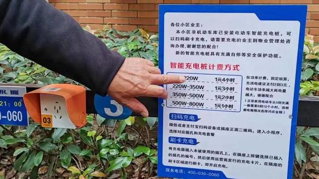 小区充电桩支持多少安缩略图