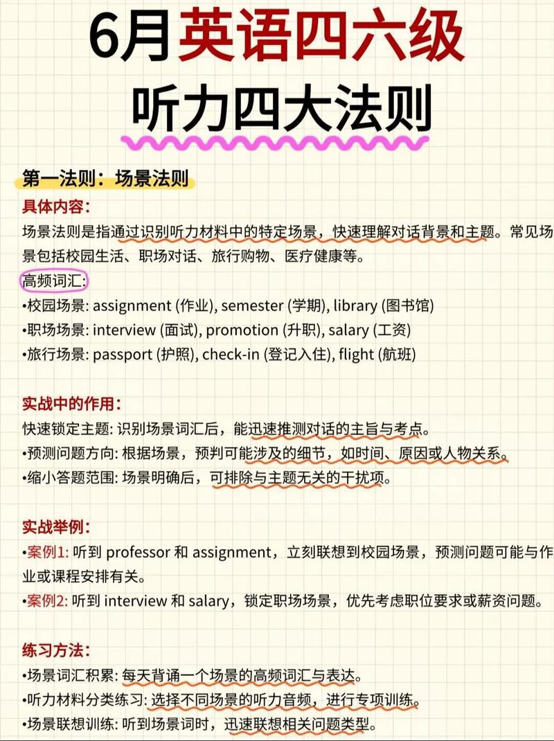 四级英语听力偷分技巧游戏截图