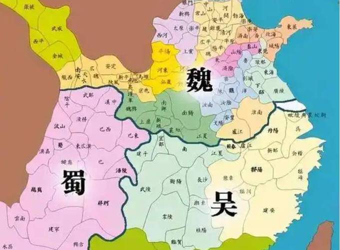 三国时期历史地图全图缩略图