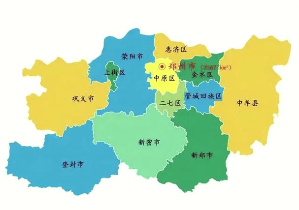 河南许昌市地图缩略图