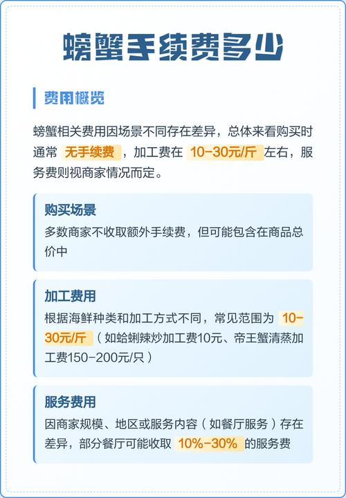 螃蟹手续费多少缩略图