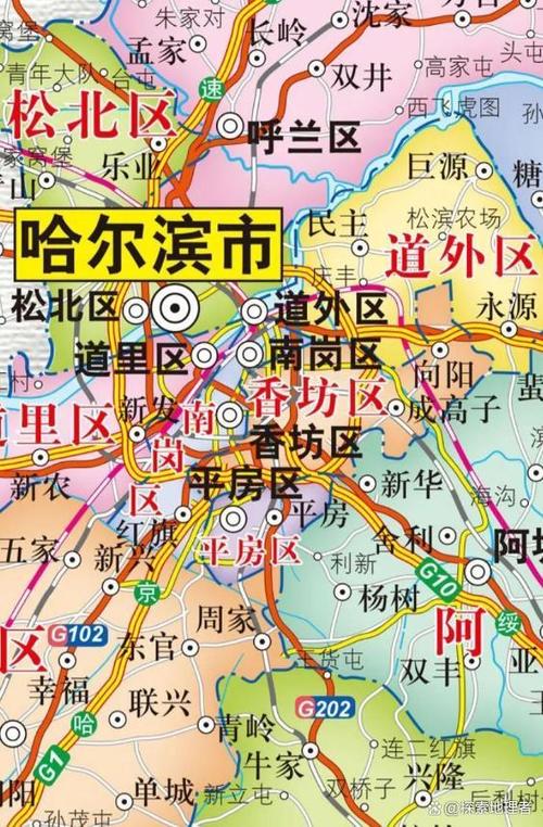 哈尔滨有几个区地图游戏截图