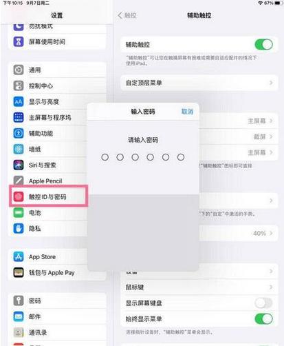 苹果ipad如何取消密码设置缩略图