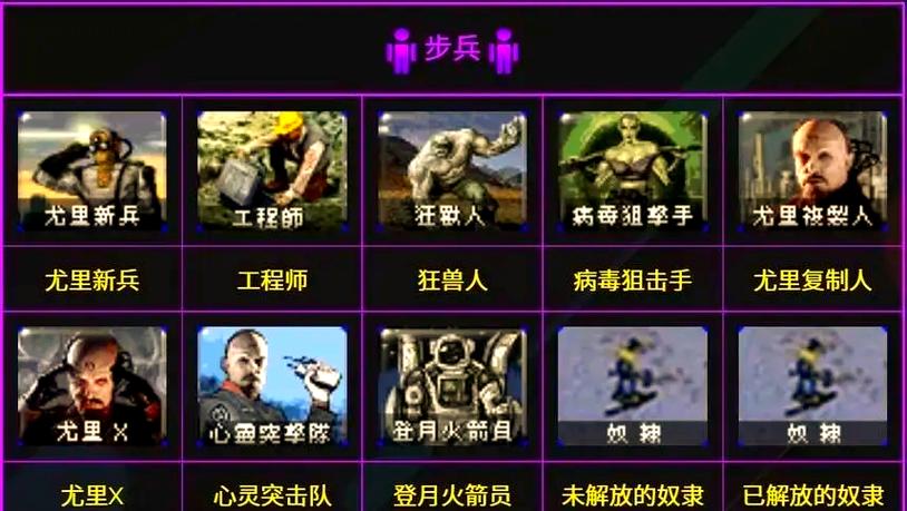 红色警戒选择同一兵种缩略图