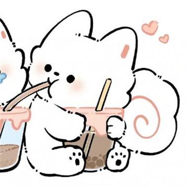 卡通情侣头像呆萌一对缩略图