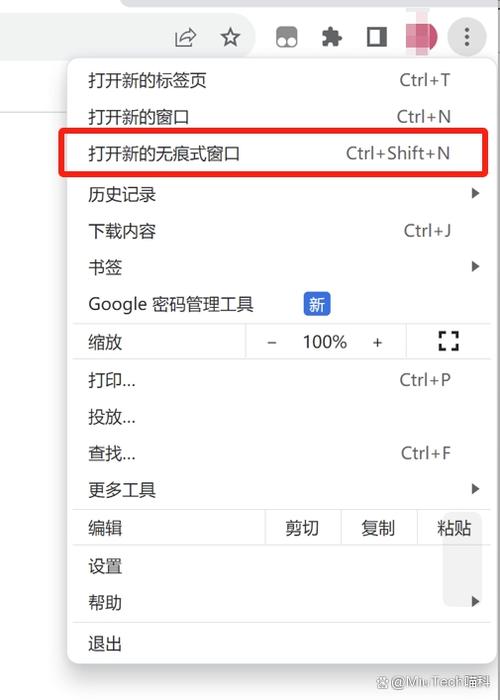 浏览器如何关闭无痕模式缩略图