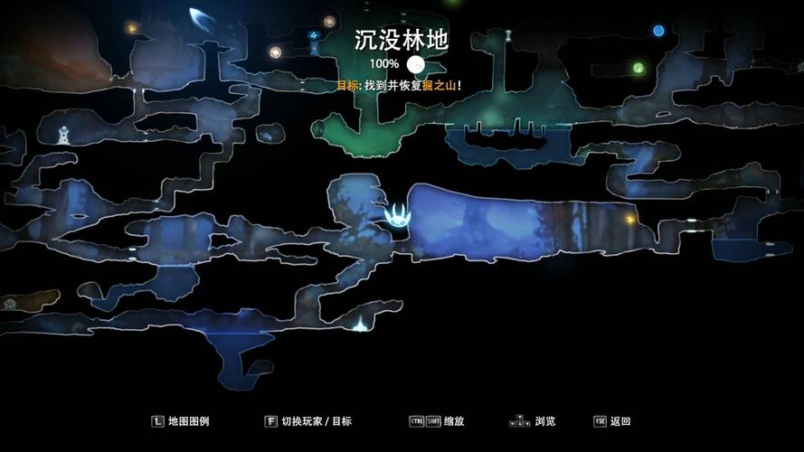 奥日与黑暗森林全收集地图缩略图