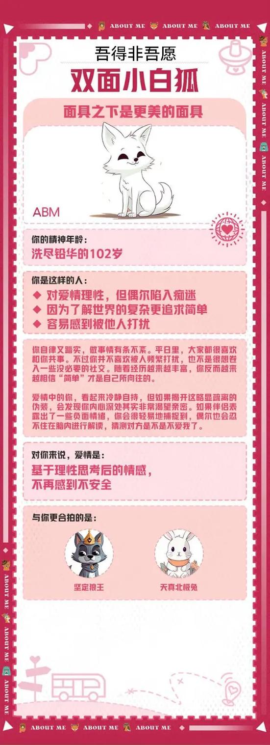 恋爱动物性格测试缩略图
