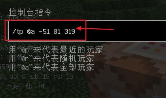 mc传送坐标指令缩略图