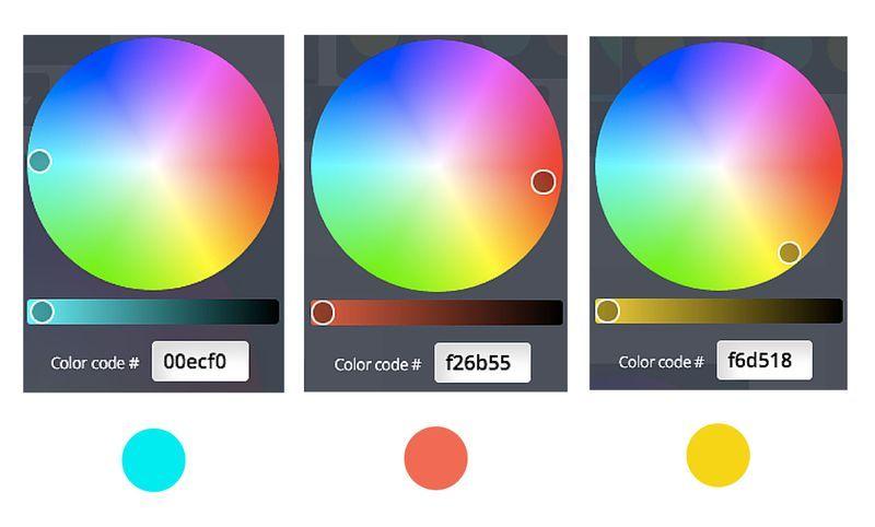 color颜色代码缩略图