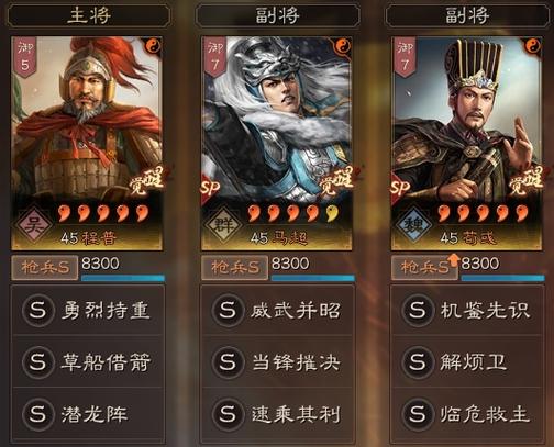 SP马超白板阵容一览表缩略图