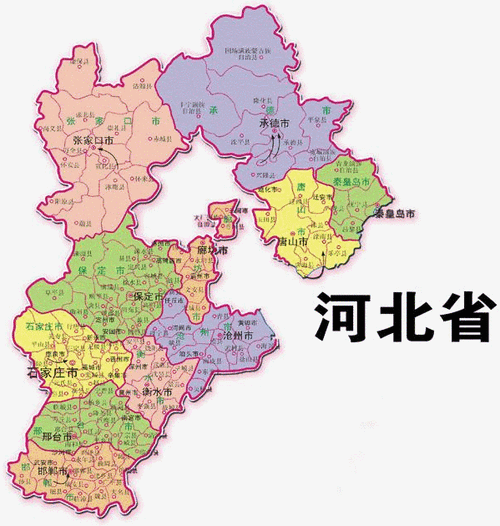 河北省高清地图缩略图