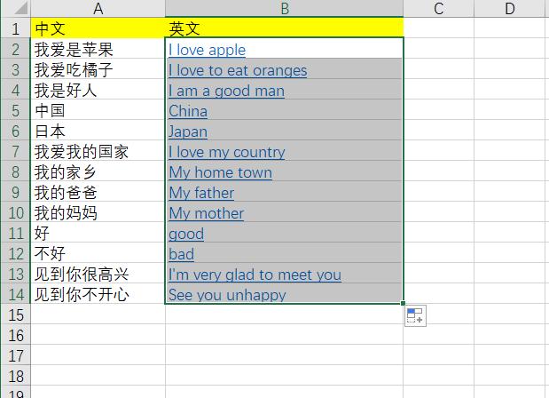 英文→中文转换翻译缩略图