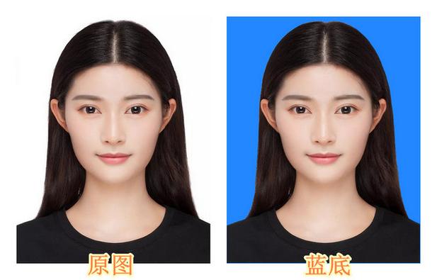 ps给证件照换背景颜色缩略图