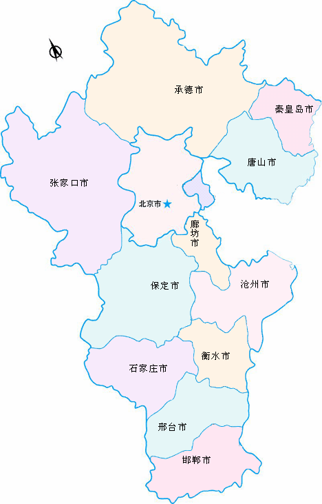 河北省地图全图缩略图