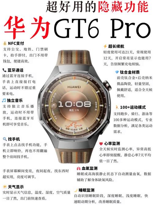 华为gt6手表功能介绍详细缩略图