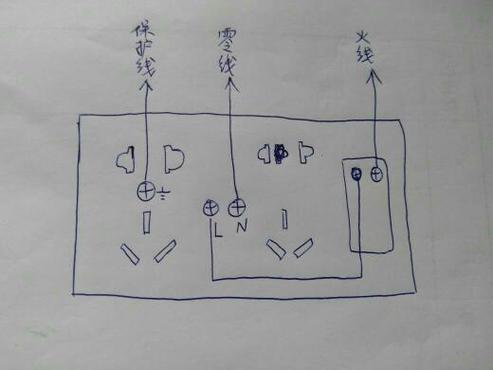 十孔插座正确接法图解图标