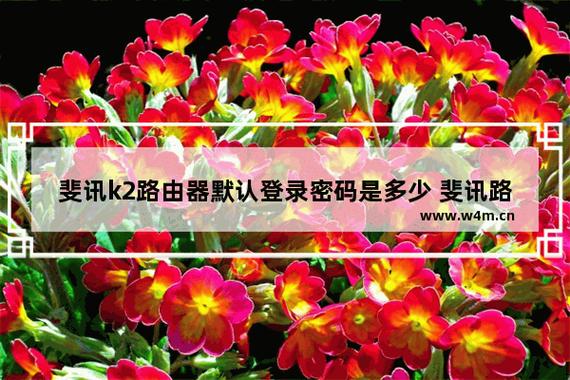斐讯路由器默认密码缩略图