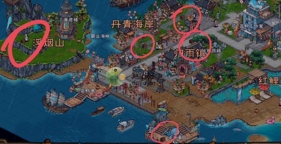 烟雨江湖所有宝箱位置缩略图