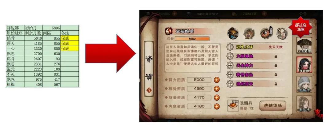 烟雨江湖 洗脉游戏截图