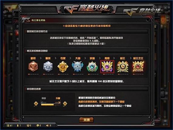 cf排位等级顺序2025缩略图