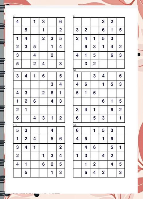 三阶数独题目100题缩略图