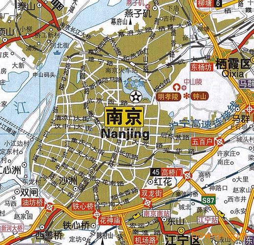 南京市地图全图高清版缩略图