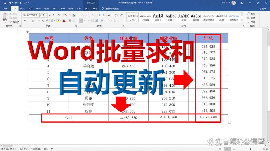 表格无法自动求和缩略图