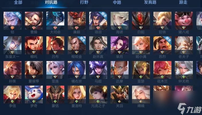 王者荣耀前10最强英雄缩略图