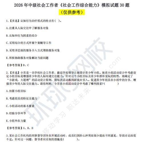 综合能力测试真题缩略图
