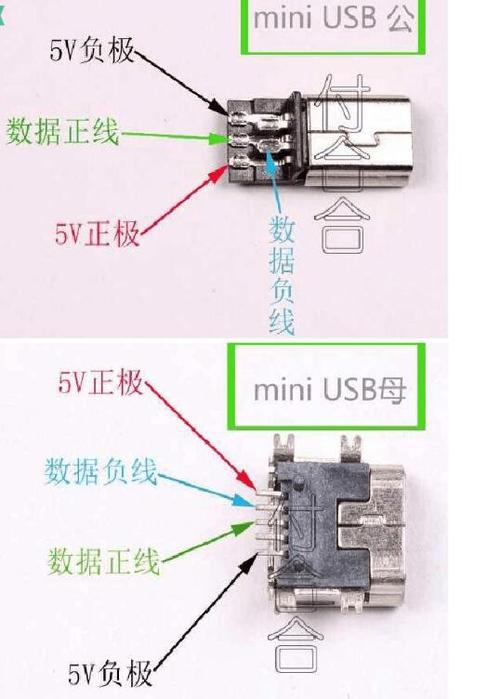 手机充电线内部接线图缩略图