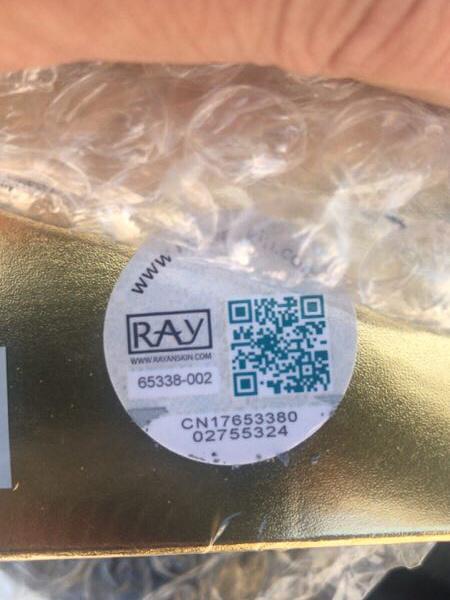 泰国ray面膜真假图对比图标