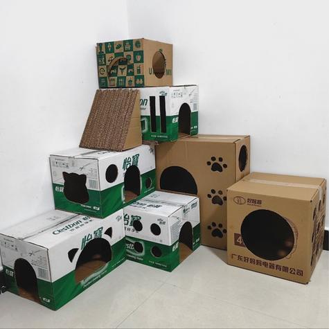 用纸箱做小猫怎么做图标