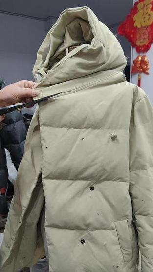 羽绒服帽子改翻领教程女缩略图