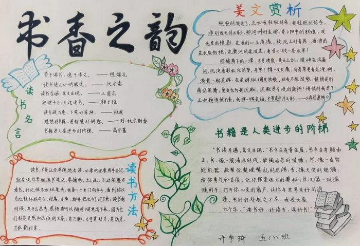 书香手抄报缩略图