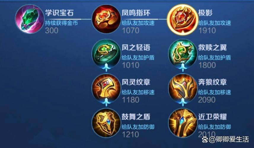 王者荣耀辅助出装顺序游戏截图