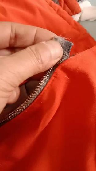 羽绒服双拉链坏了缩略图