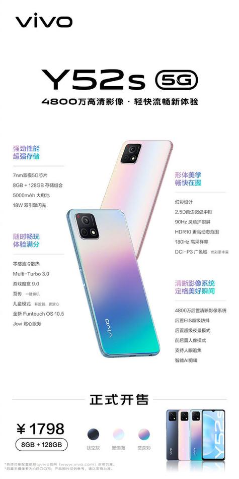 vivoy52参数详细参数缩略图