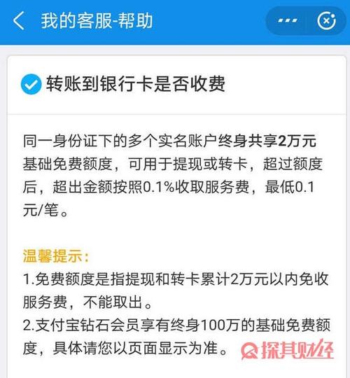 支付宝对公账户手续费缩略图