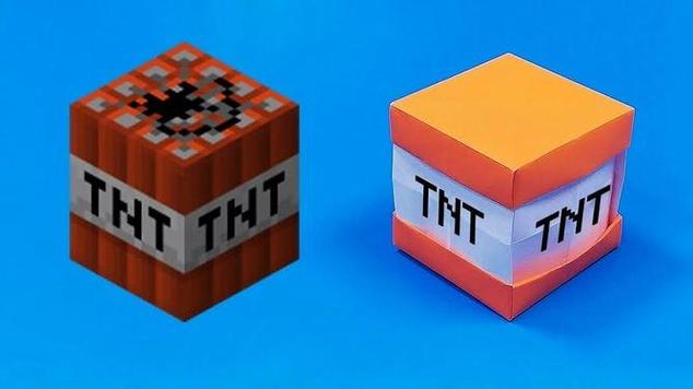 折纸我的世界TNT缩略图