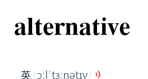 alternative近义词缩略图