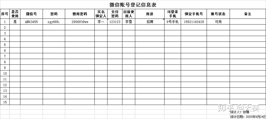 微信里的表格怎么编辑填写缩略图