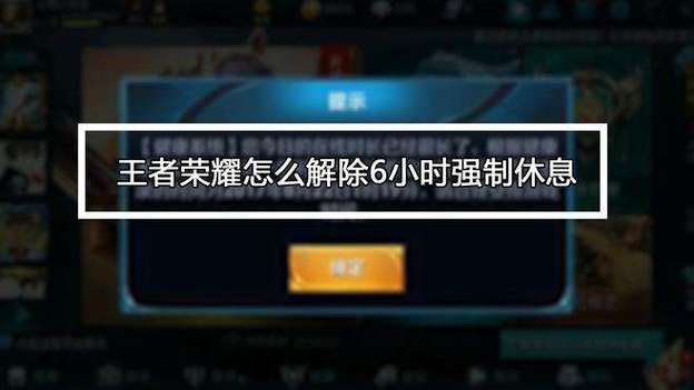 王者荣耀几小时强制休息游戏截图