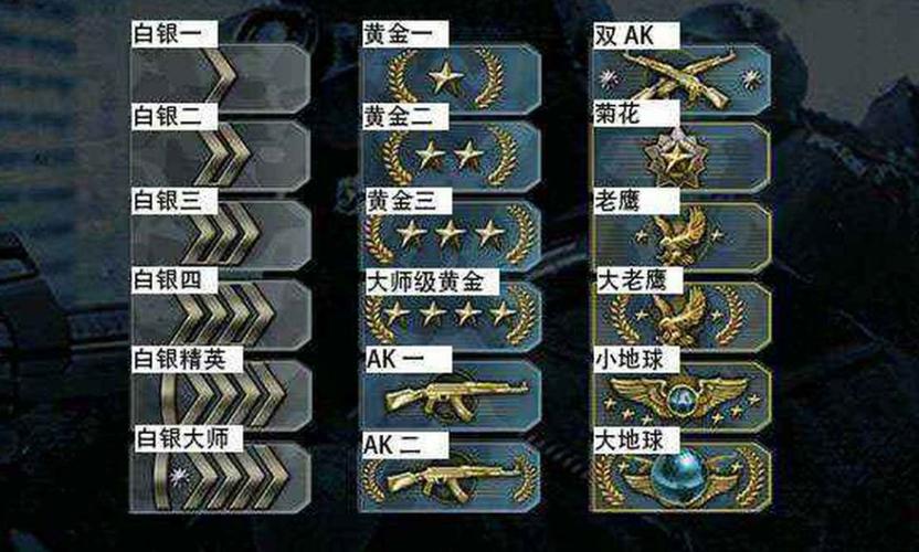 csgo世界段位等级划分缩略图